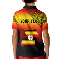 Personalised Uganda Independence Day Kid Polo Shirt Jamhuri ya Uganda Happy 61st Anniversary - Wonder Print Shop