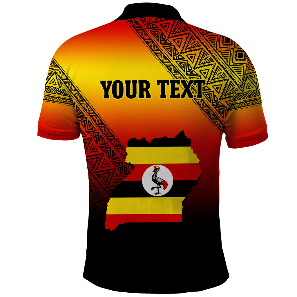 Personalised Uganda Independence Day Polo Shirt Jamhuri ya Uganda Happy 61st Anniversary - Wonder Print Shop