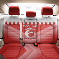 Custom Bahrain Football Back Car Seat Cover Muharabi Dilmun Sporty Style - Wonder Print Shop