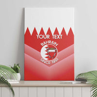 Custom Bahrain Football Canvas Wall Art Muharabi Dilmun Sporty Style - Wonder Print Shop