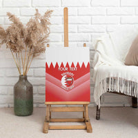 Custom Bahrain Football Canvas Wall Art Muharabi Dilmun Sporty Style - Wonder Print Shop