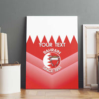 Custom Bahrain Football Canvas Wall Art Muharabi Dilmun Sporty Style - Wonder Print Shop