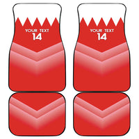 Custom Bahrain Football Car Mats Muharabi Dilmun Sporty Style - Wonder Print Shop