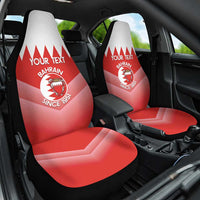 Custom Bahrain Football Car Seat Cover Muharabi Dilmun Sporty Style - Wonder Print Shop
