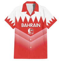 Custom Bahrain Football Family Matching Off Shoulder Maxi Dress and Hawaiian Shirt Muharabi Dilmun Sporty Style - Wonder Print Shop
