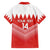 Custom Bahrain Football Family Matching Puletasi and Hawaiian Shirt Muharabi Dilmun Sporty Style - Wonder Print Shop