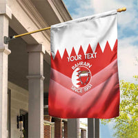 Custom Bahrain Football Garden Flag Muharabi Dilmun Sporty Style - Wonder Print Shop