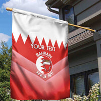Custom Bahrain Football Garden Flag Muharabi Dilmun Sporty Style - Wonder Print Shop