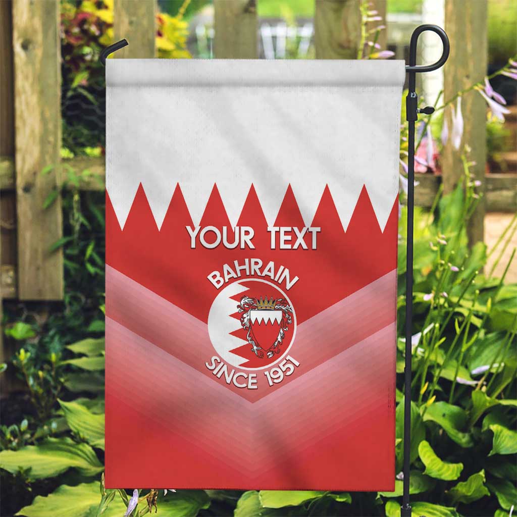 Custom Bahrain Football Garden Flag Muharabi Dilmun Sporty Style - Wonder Print Shop