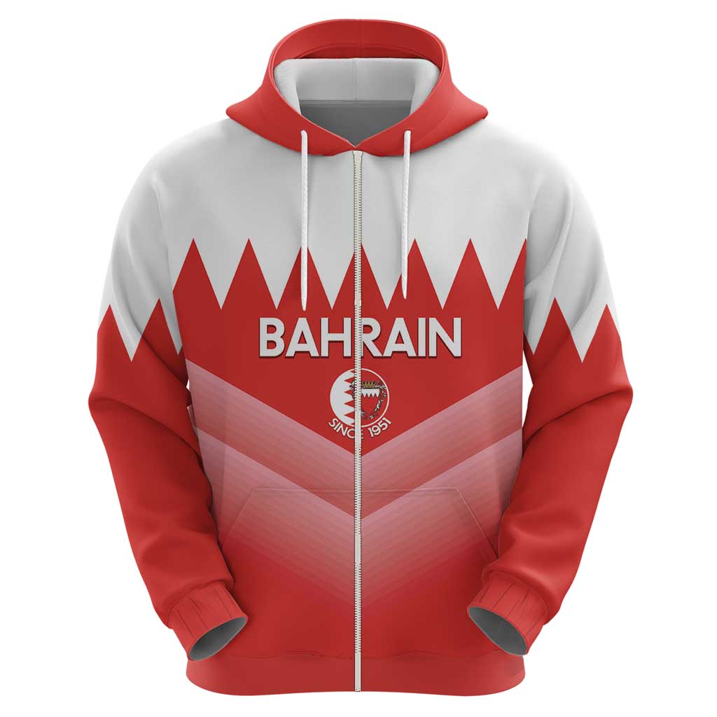 Custom Bahrain Football Hoodie Muharabi Dilmun Sporty Style - Wonder Print Shop