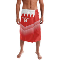 Custom Bahrain Football Lavalava Muharabi Dilmun Sporty Style - Wonder Print Shop