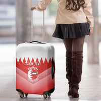 Custom Bahrain Football Luggage Cover Muharabi Dilmun Sporty Style - Wonder Print Shop