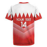 Custom Bahrain Football Rugby Jersey Muharabi Dilmun Sporty Style - Wonder Print Shop