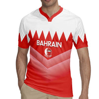 Custom Bahrain Football Rugby Jersey Muharabi Dilmun Sporty Style - Wonder Print Shop