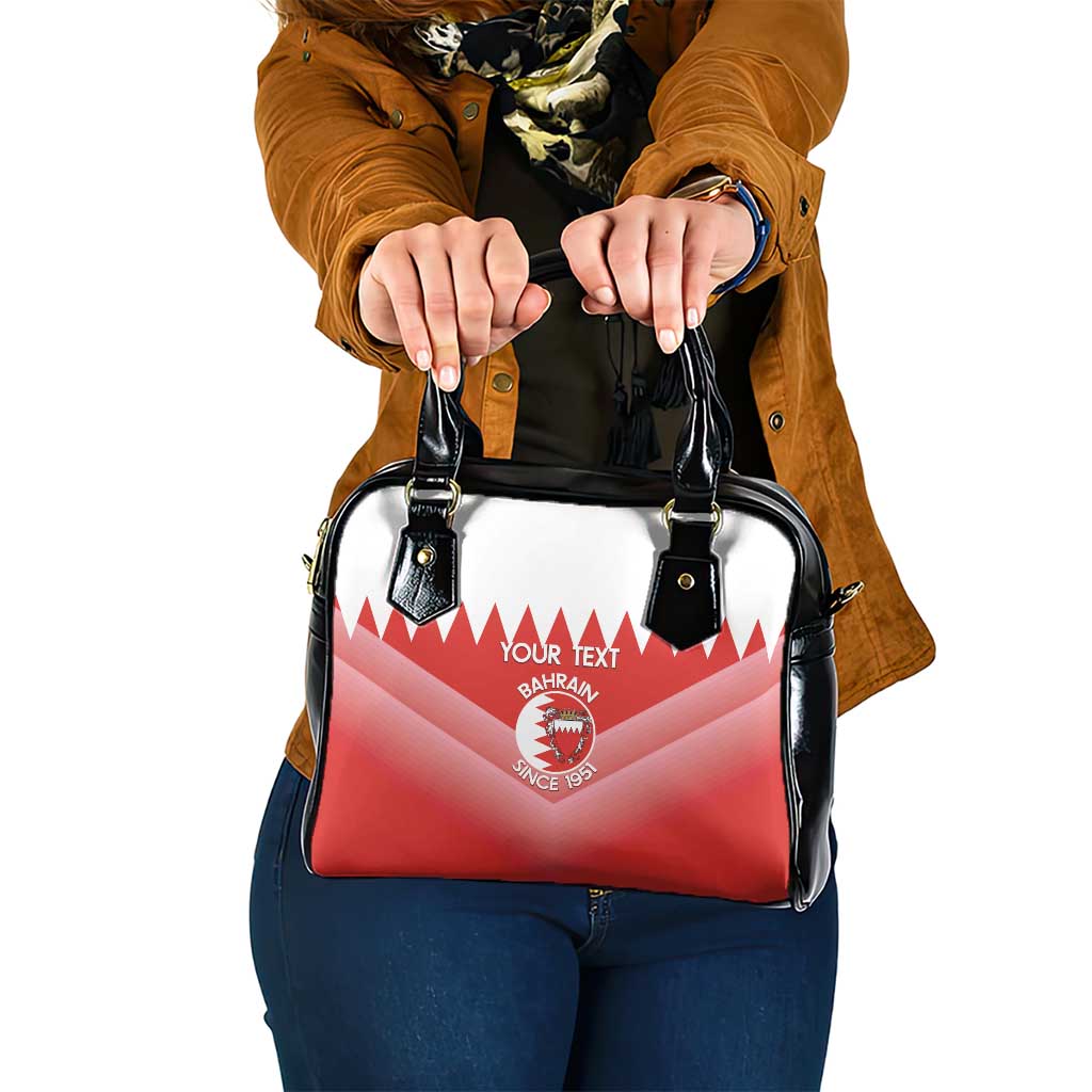 Custom Bahrain Football Shoulder Handbag Muharabi Dilmun Sporty Style