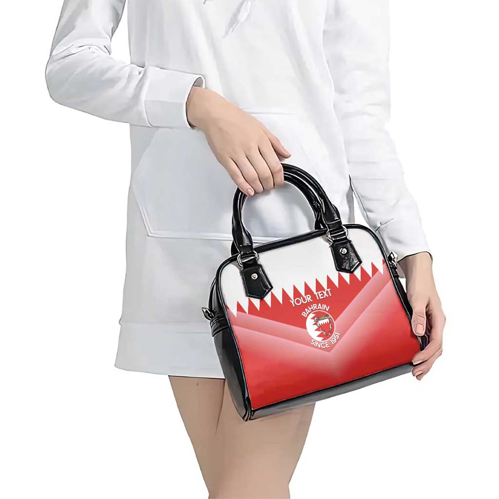 Custom Bahrain Football Shoulder Handbag Muharabi Dilmun Sporty Style