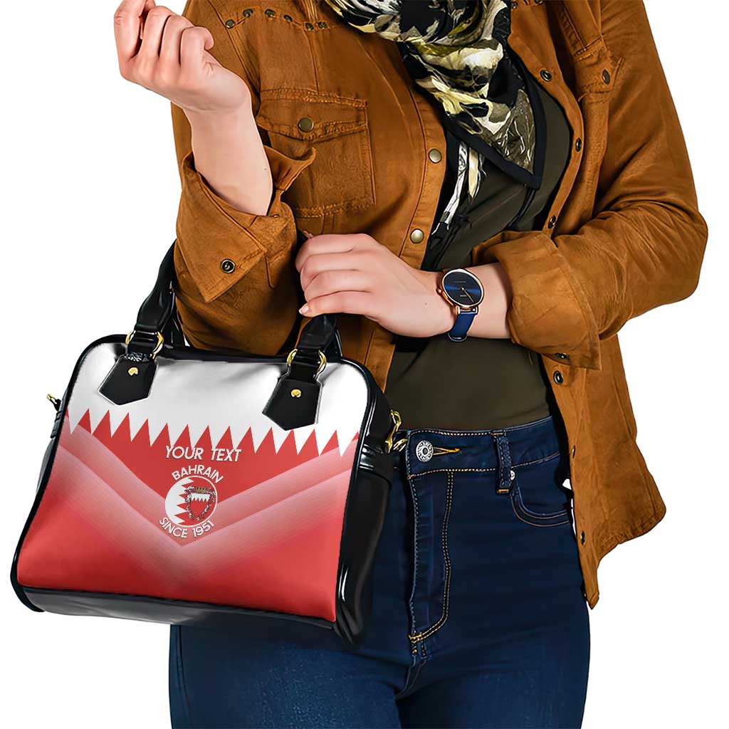 Custom Bahrain Football Shoulder Handbag Muharabi Dilmun Sporty Style