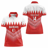 Custom Bahrain Football Women Polo Shirt Muharabi Dilmun Sporty Style - Wonder Print Shop