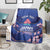 Custom Japan Rugby Blanket Go Brave Blossoms