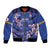 Custom Japan Rugby Bomber Jacket Go Brave Blossoms - Wonder Print Shop