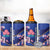 Custom Japan Rugby 4 in 1 Can Cooler Tumbler Go Brave Blossoms - Wonder Print Shop