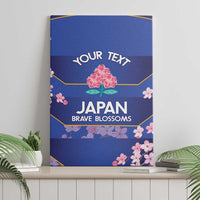 Custom Japan Rugby Canvas Wall Art Go Brave Blossoms - Wonder Print Shop