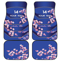 Custom Japan Rugby Car Mats Go Brave Blossoms - Wonder Print Shop