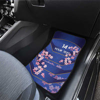 Custom Japan Rugby Car Mats Go Brave Blossoms - Wonder Print Shop