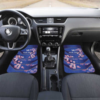 Custom Japan Rugby Car Mats Go Brave Blossoms - Wonder Print Shop