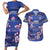 Custom Japan Rugby Couples Matching Short Sleeve Bodycon Dress and Hawaiian Shirt Go Brave Blossoms - Wonder Print Shop