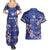 Custom Japan Rugby Couples Matching Summer Maxi Dress and Hawaiian Shirt Go Brave Blossoms - Wonder Print Shop