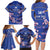 Custom Japan Rugby Family Matching Long Sleeve Bodycon Dress and Hawaiian Shirt Go Brave Blossoms - Wonder Print Shop