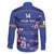 Custom Japan Rugby Family Matching Long Sleeve Bodycon Dress and Hawaiian Shirt Go Brave Blossoms - Wonder Print Shop