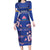 Custom Japan Rugby Family Matching Long Sleeve Bodycon Dress and Hawaiian Shirt Go Brave Blossoms - Wonder Print Shop