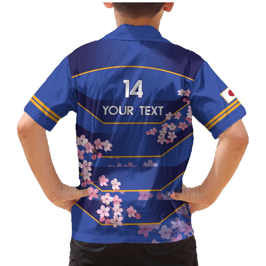 Custom Japan Rugby Family Matching Mermaid Dress and Hawaiian Shirt Go Brave Blossoms - Wonder Print Shop