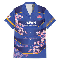 Custom Japan Rugby Family Matching Mermaid Dress and Hawaiian Shirt Go Brave Blossoms - Wonder Print Shop