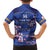 Custom Japan Rugby Family Matching Off The Shoulder Long Sleeve Dress and Hawaiian Shirt Go Brave Blossoms - Wonder Print Shop