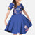 Custom Japan Rugby Family Matching Off The Shoulder Long Sleeve Dress and Hawaiian Shirt Go Brave Blossoms - Wonder Print Shop