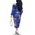 Custom Japan Rugby Family Matching Off The Shoulder Long Sleeve Dress and Hawaiian Shirt Go Brave Blossoms - Wonder Print Shop