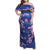 Custom Japan Rugby Family Matching Off Shoulder Maxi Dress and Hawaiian Shirt Go Brave Blossoms - Wonder Print Shop