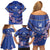 Custom Japan Rugby Family Matching Off Shoulder Short Dress and Hawaiian Shirt Go Brave Blossoms - Wonder Print Shop