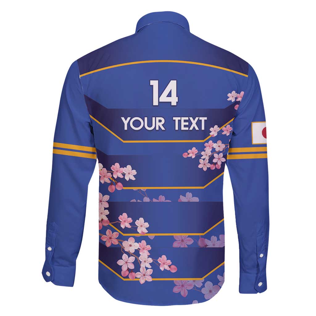 Custom Japan Rugby Family Matching Short Sleeve Bodycon Dress and Hawaiian Shirt Go Brave Blossoms - Wonder Print Shop