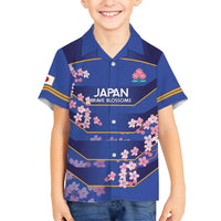 Custom Japan Rugby Family Matching Summer Maxi Dress and Hawaiian Shirt Go Brave Blossoms - Wonder Print Shop