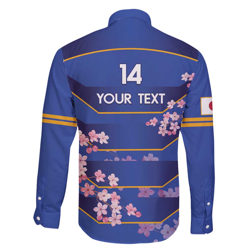 Custom Japan Rugby Family Matching Tank Maxi Dress and Hawaiian Shirt Go Brave Blossoms - Wonder Print Shop