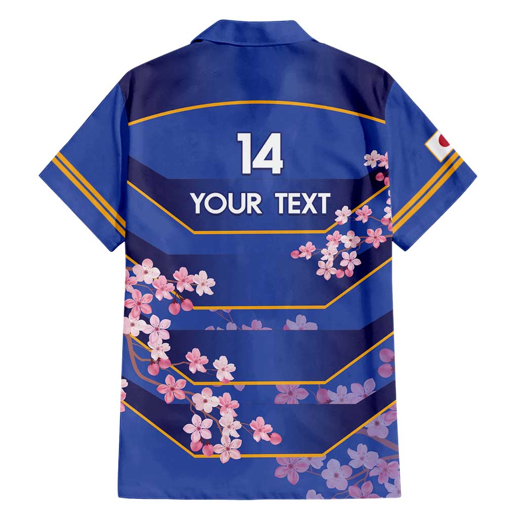 Custom Japan Rugby Hawaiian Shirt Go Brave Blossoms - Wonder Print Shop