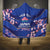 Custom Japan Rugby Hooded Blanket Go Brave Blossoms