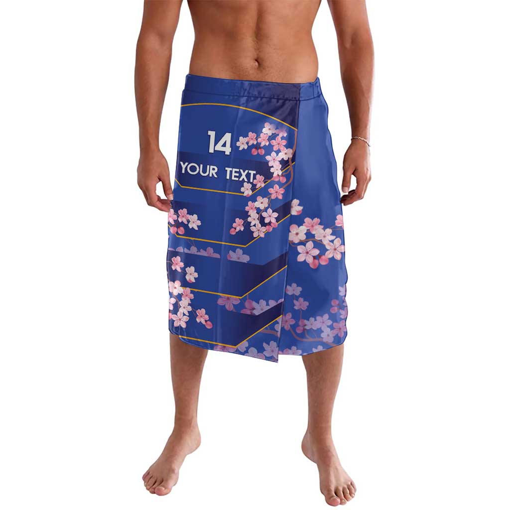 Custom Japan Rugby Lavalava Go Brave Blossoms - Wonder Print Shop