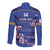Custom Japan Rugby Long Sleeve Button Shirt Go Brave Blossoms - Wonder Print Shop