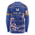 Custom Japan Rugby Long Sleeve Shirt Go Brave Blossoms - Wonder Print Shop