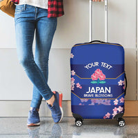Custom Japan Rugby Luggage Cover Go Brave Blossoms - Wonder Print Shop